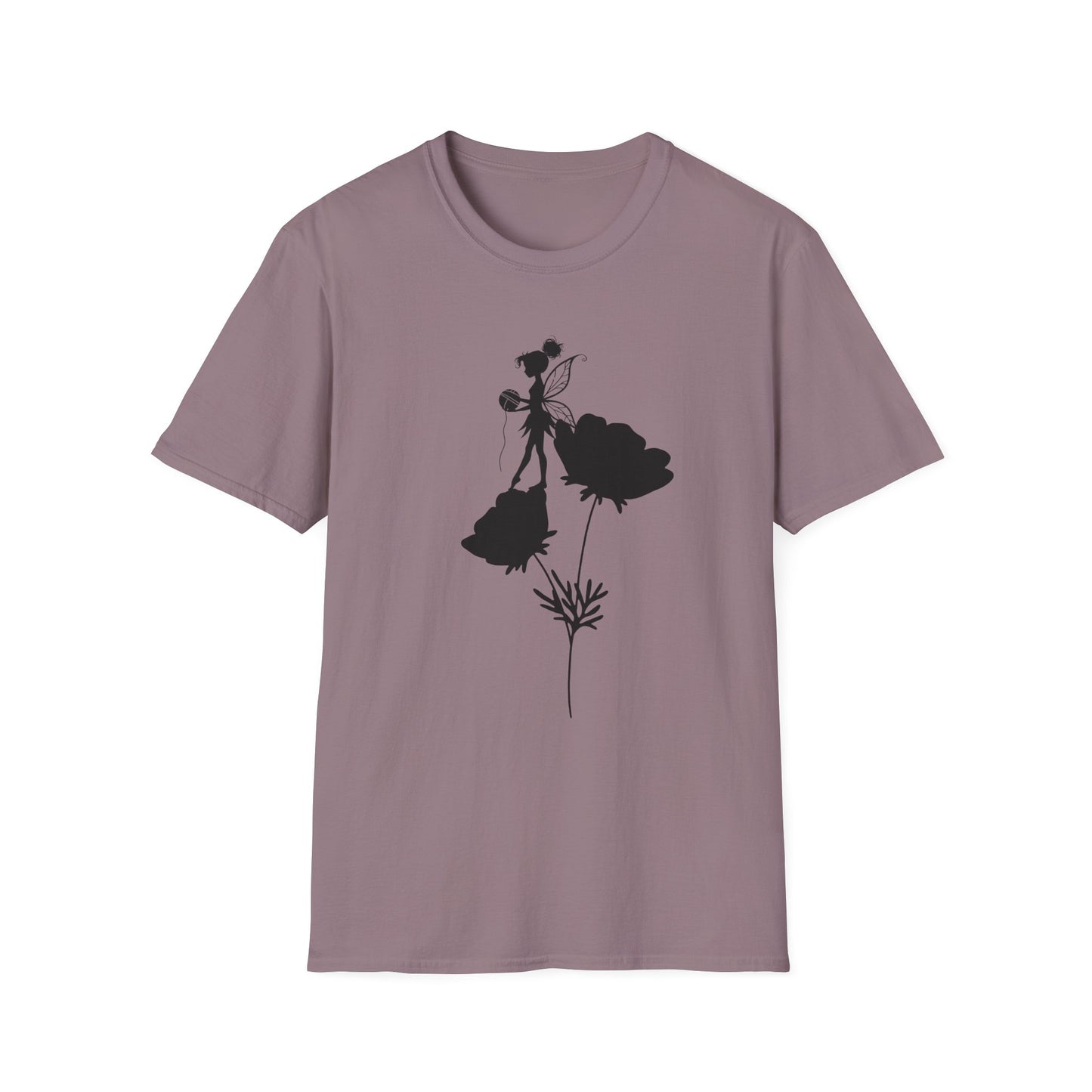 Fairy Floral Unisex Softstyle T-Shirt - Whimsical, Comfortable Tee for Everyday Wear