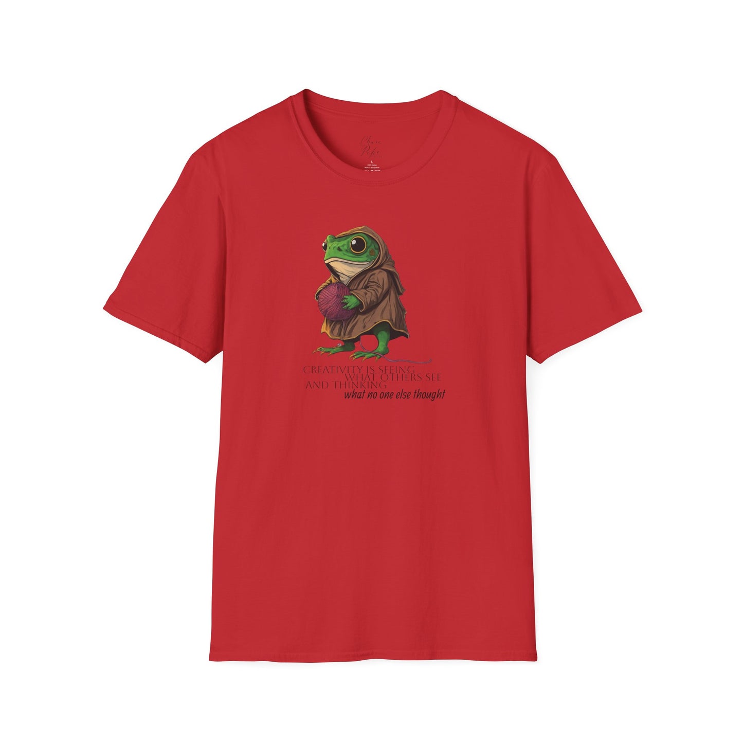 Creative Frog Unisex Softstyle T-Shirt – Fun & Unique Gift Idea