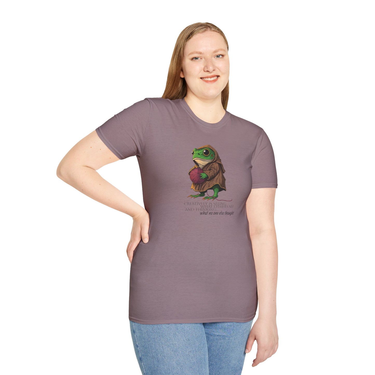 Creative Frog Unisex Softstyle T-Shirt – Fun & Unique Gift Idea