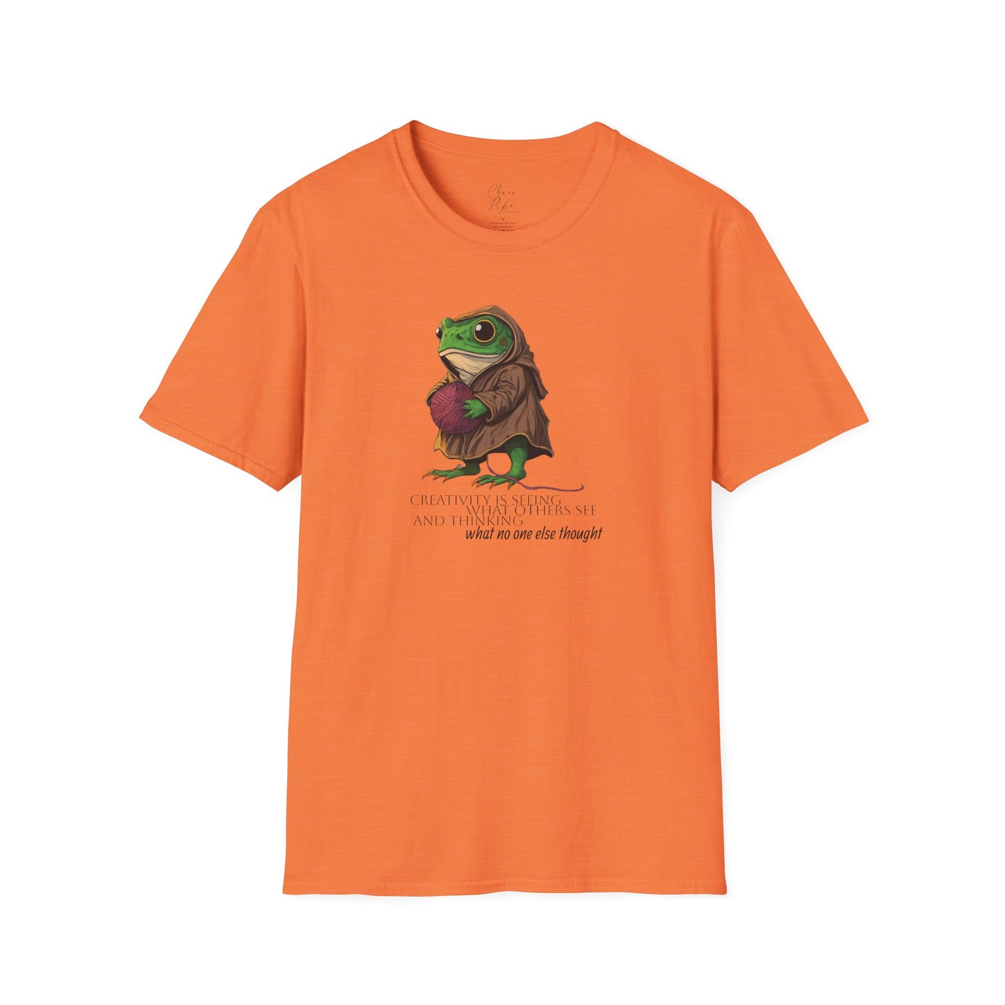 Creative Frog Unisex Softstyle T-Shirt – Fun & Unique Gift Idea