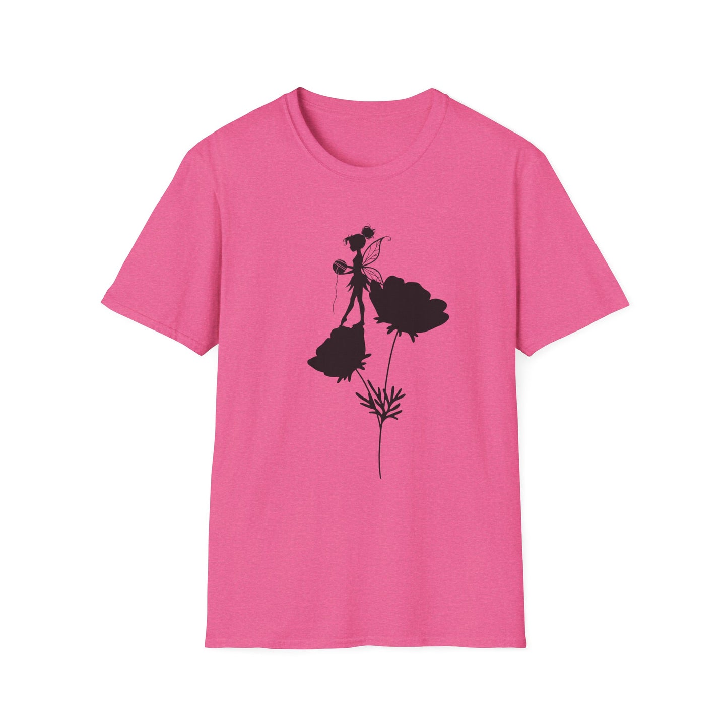 Fairy Floral Unisex Softstyle T-Shirt - Whimsical, Comfortable Tee for Everyday Wear