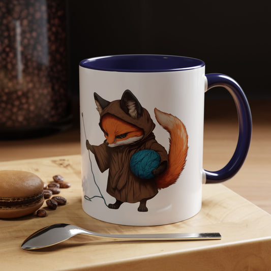 Whimsical Fox Coffee Mug - Perfect for Crafters & Animal Lovers - 11oz & 15oz