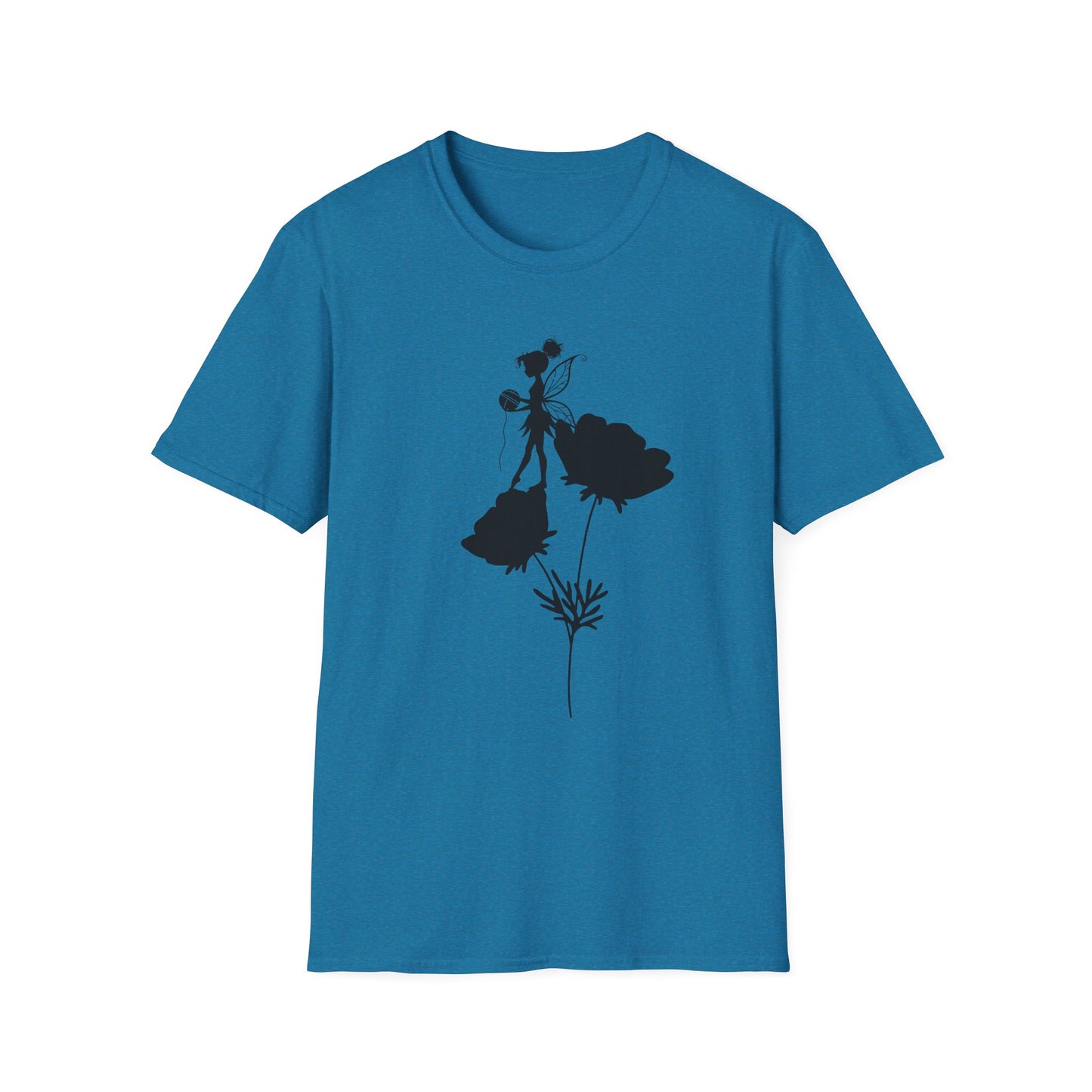 Fairy Floral Unisex Softstyle T-Shirt - Whimsical, Comfortable Tee for Everyday Wear