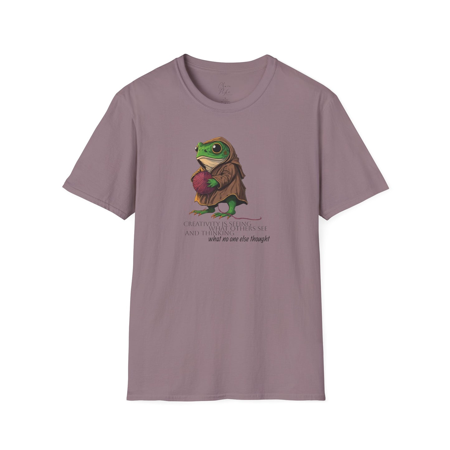Creative Frog Unisex Softstyle T-Shirt – Fun & Unique Gift Idea