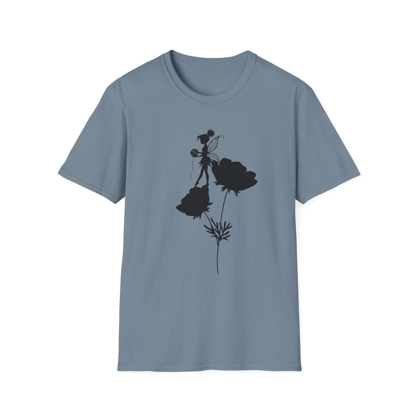 Fairy Floral Unisex Softstyle T-Shirt - Whimsical, Comfortable Tee for Everyday Wear