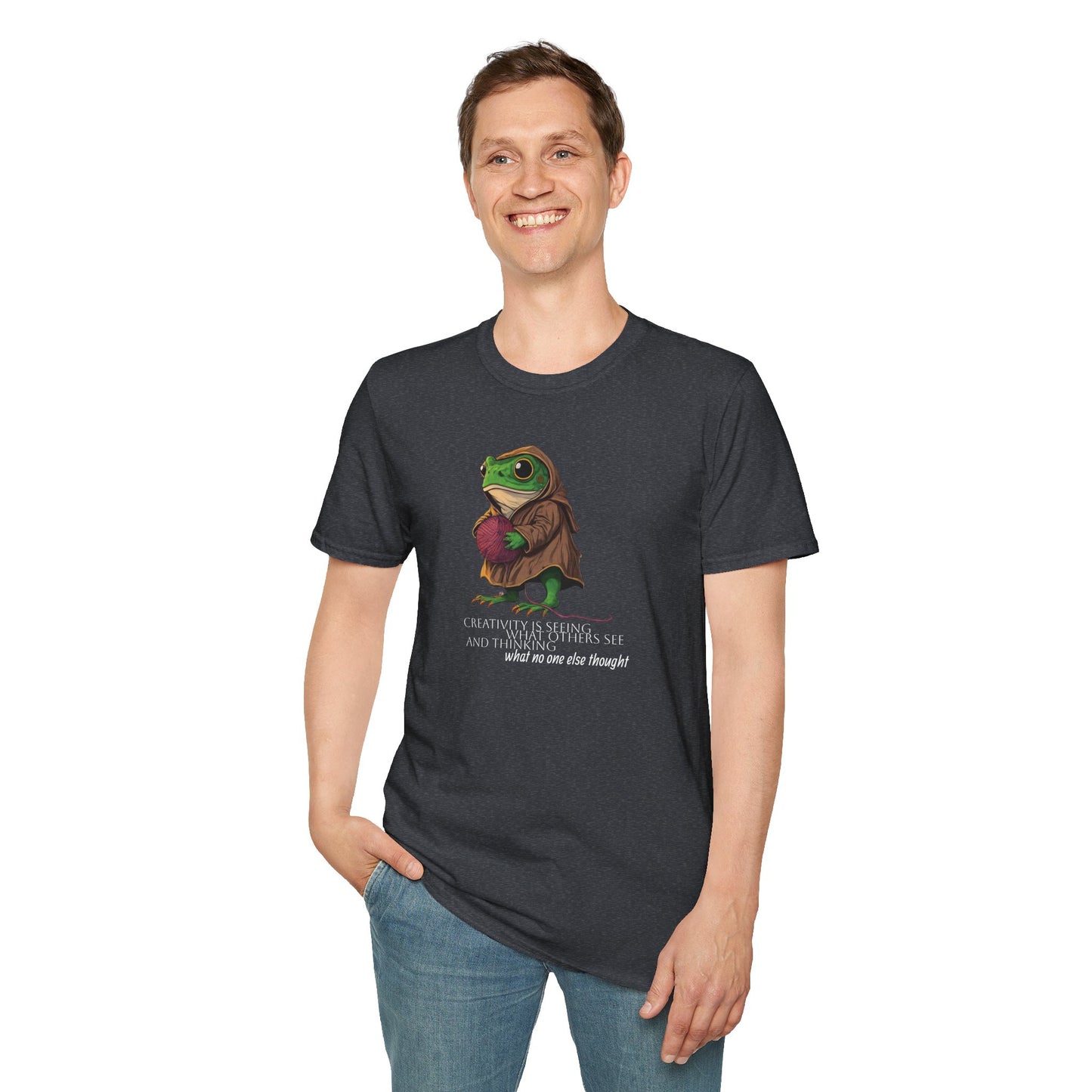 Creative Frog Unisex Softstyle T-Shirt – Fun & Unique Gift Idea