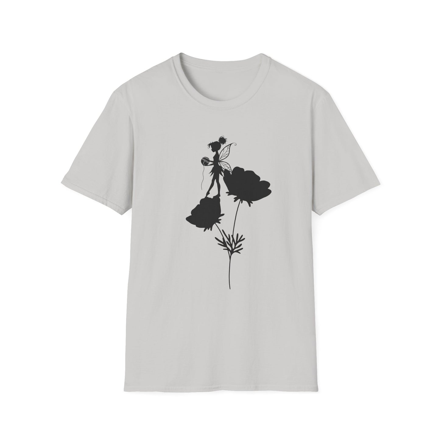 Fairy Floral Unisex Softstyle T-Shirt - Whimsical, Comfortable Tee for Everyday Wear
