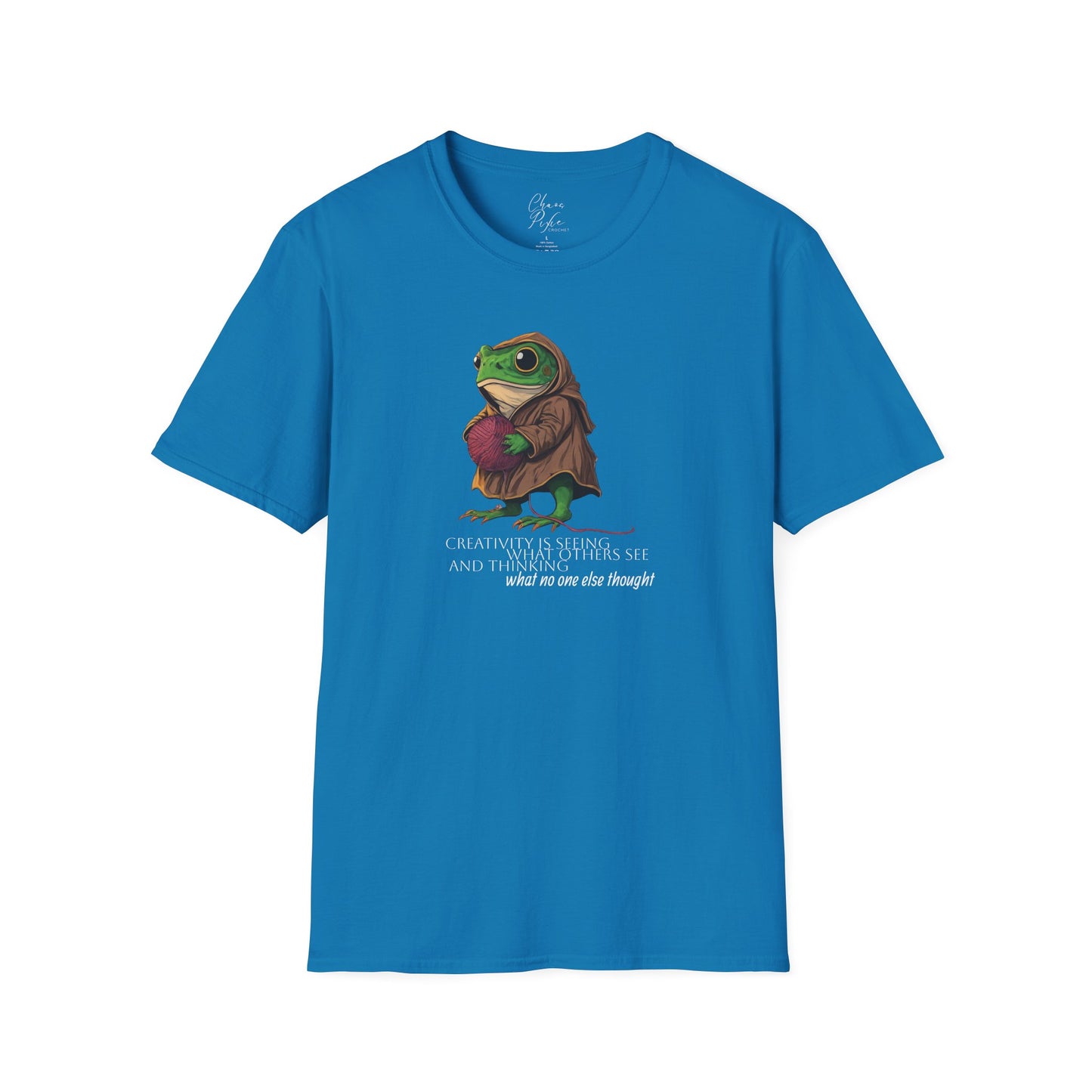 Creative Frog Unisex Softstyle T-Shirt – Fun & Unique Gift Idea