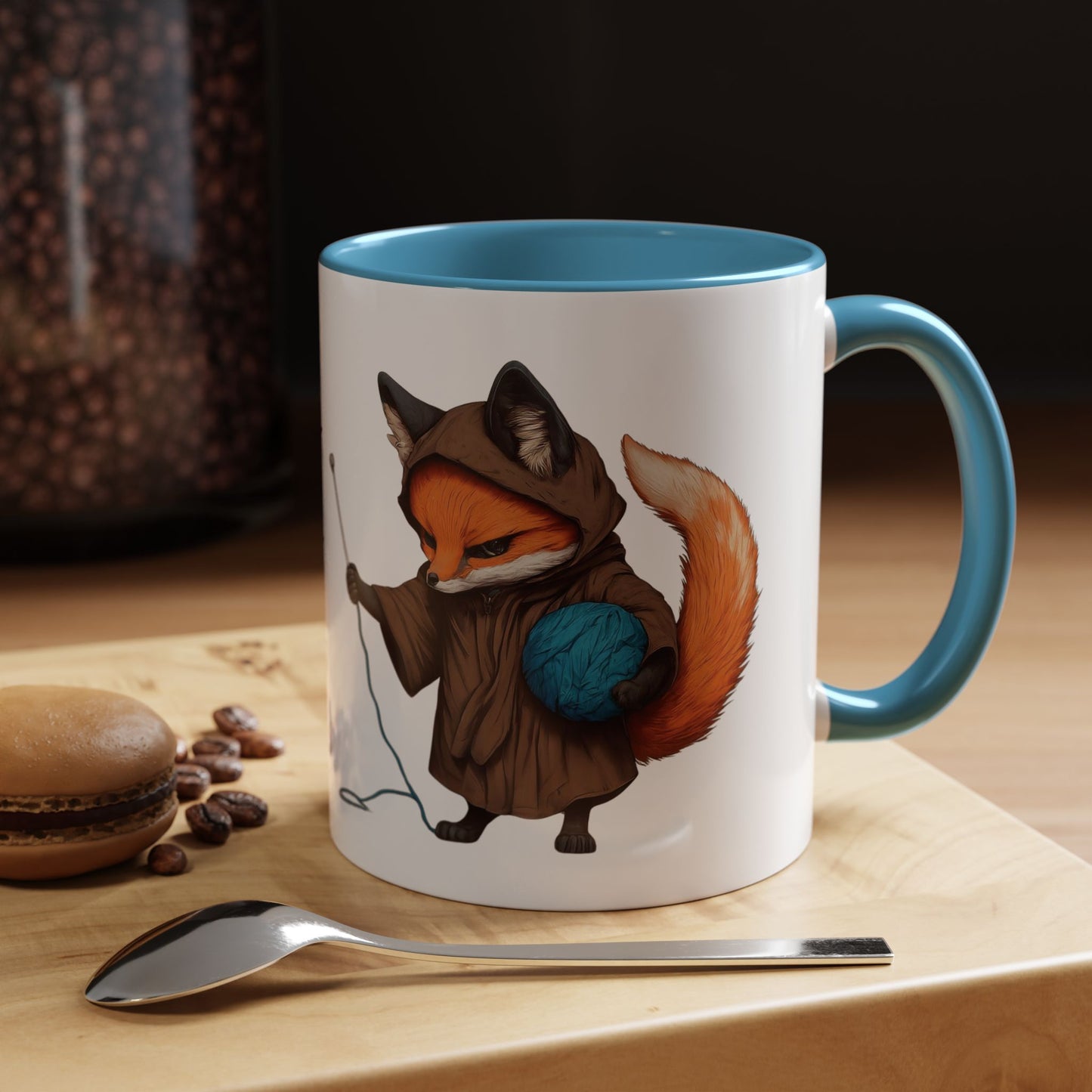 Whimsical Fox Coffee Mug - Perfect for Crafters & Animal Lovers - 11oz & 15oz