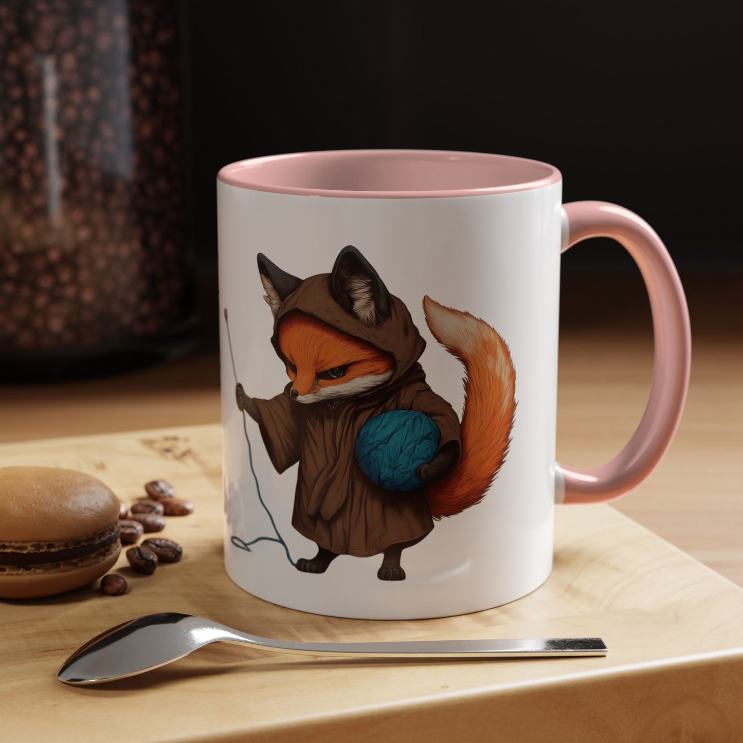 Whimsical Fox Coffee Mug - Perfect for Crafters & Animal Lovers - 11oz & 15oz