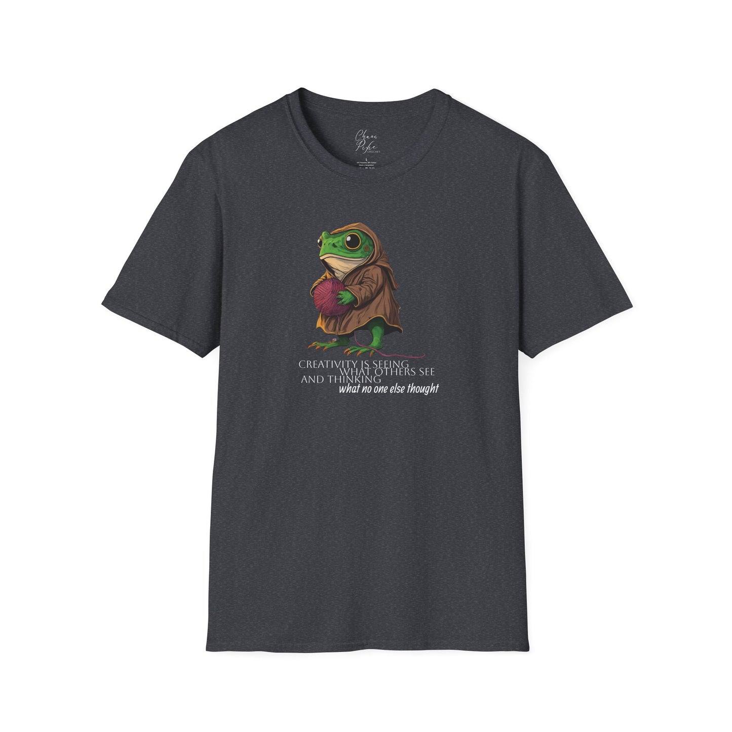Creative Frog Unisex Softstyle T-Shirt – Fun & Unique Gift Idea