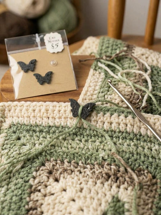 Butterfly End Minder Crochet Tool