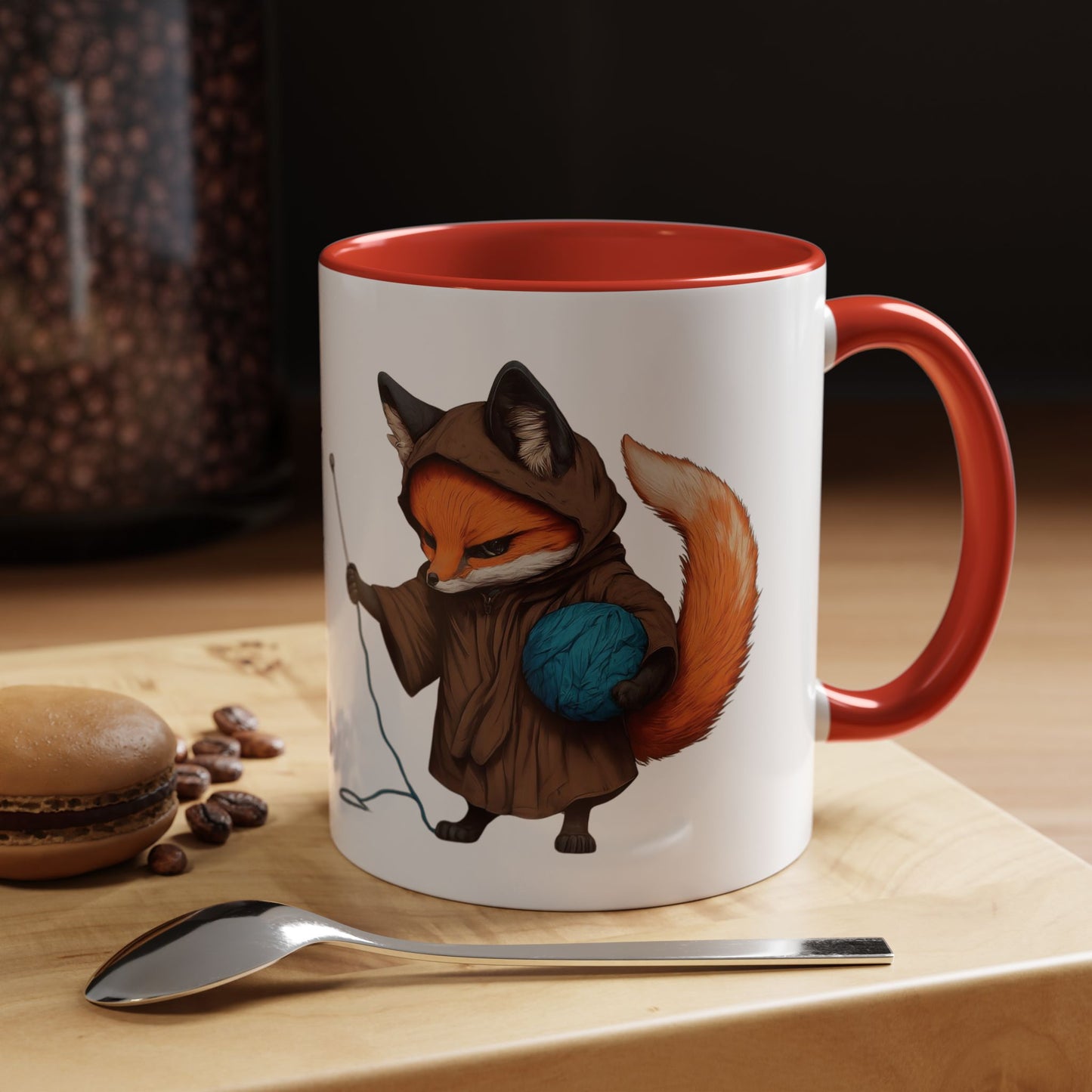 Whimsical Fox Coffee Mug - Perfect for Crafters & Animal Lovers - 11oz & 15oz