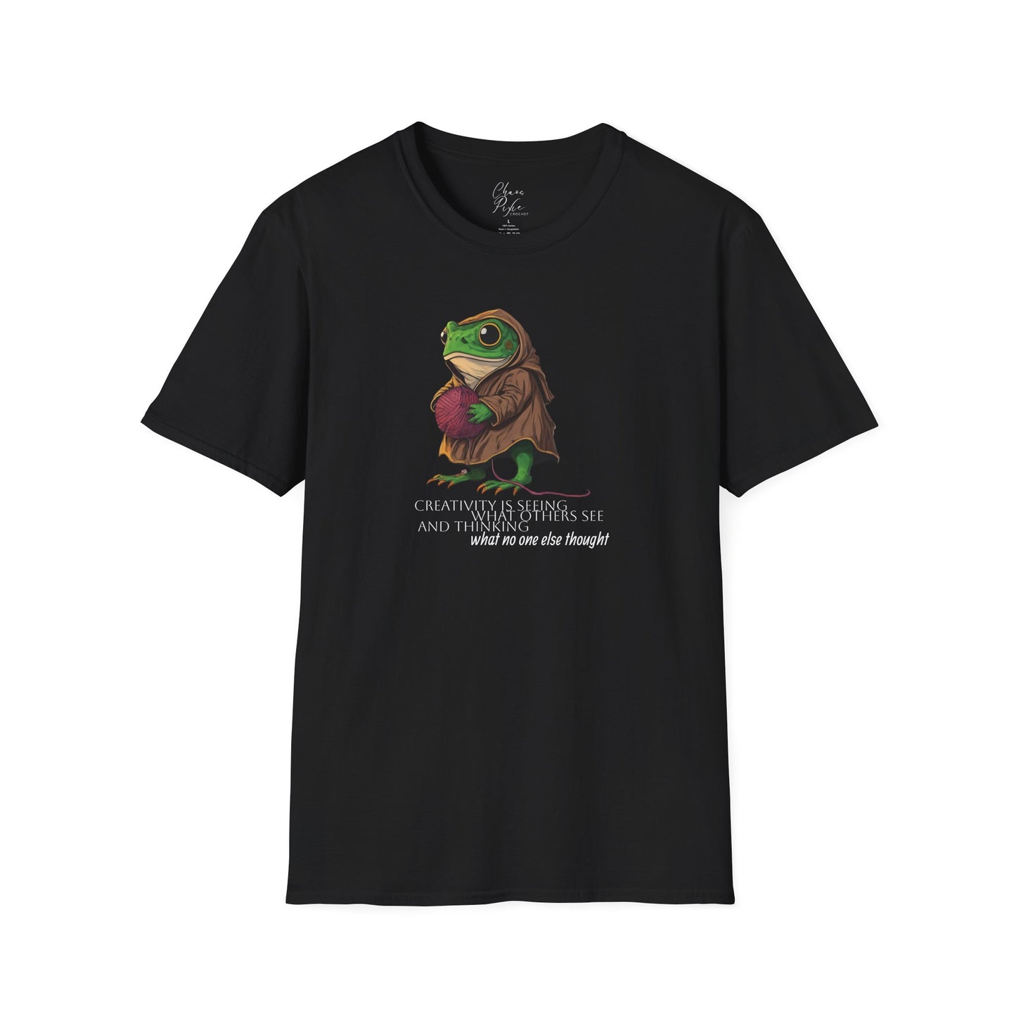 Creative Frog Unisex Softstyle T-Shirt – Fun & Unique Gift Idea