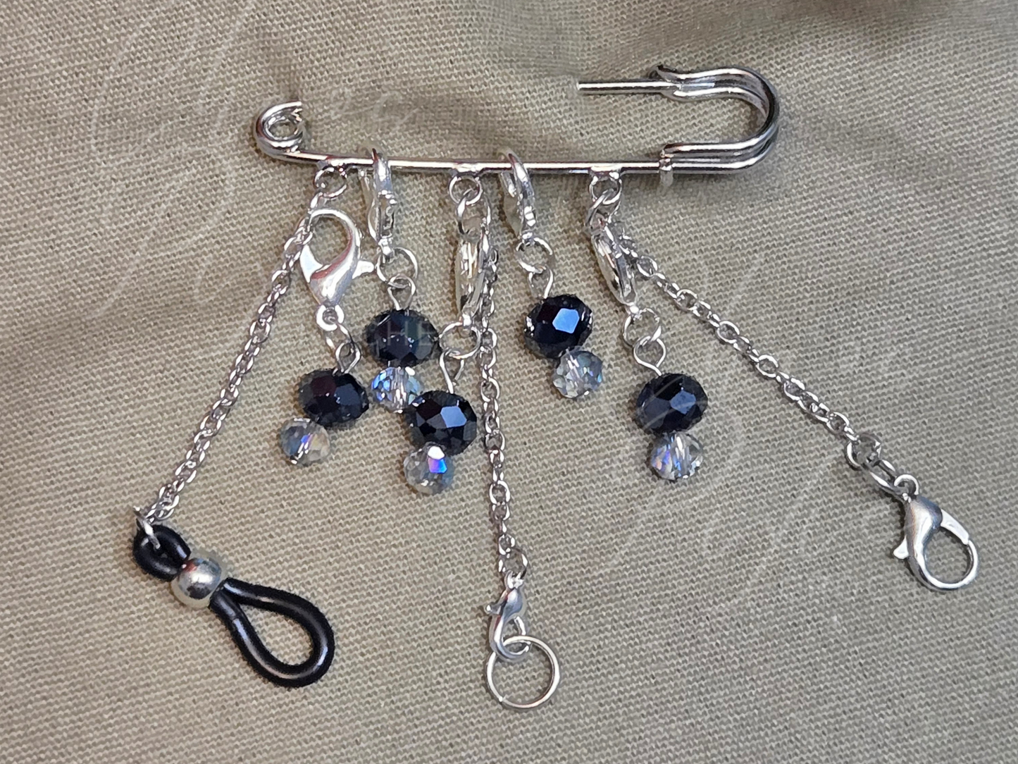 The Changelings Clasp: Crystal Mushrooms Chatelaine