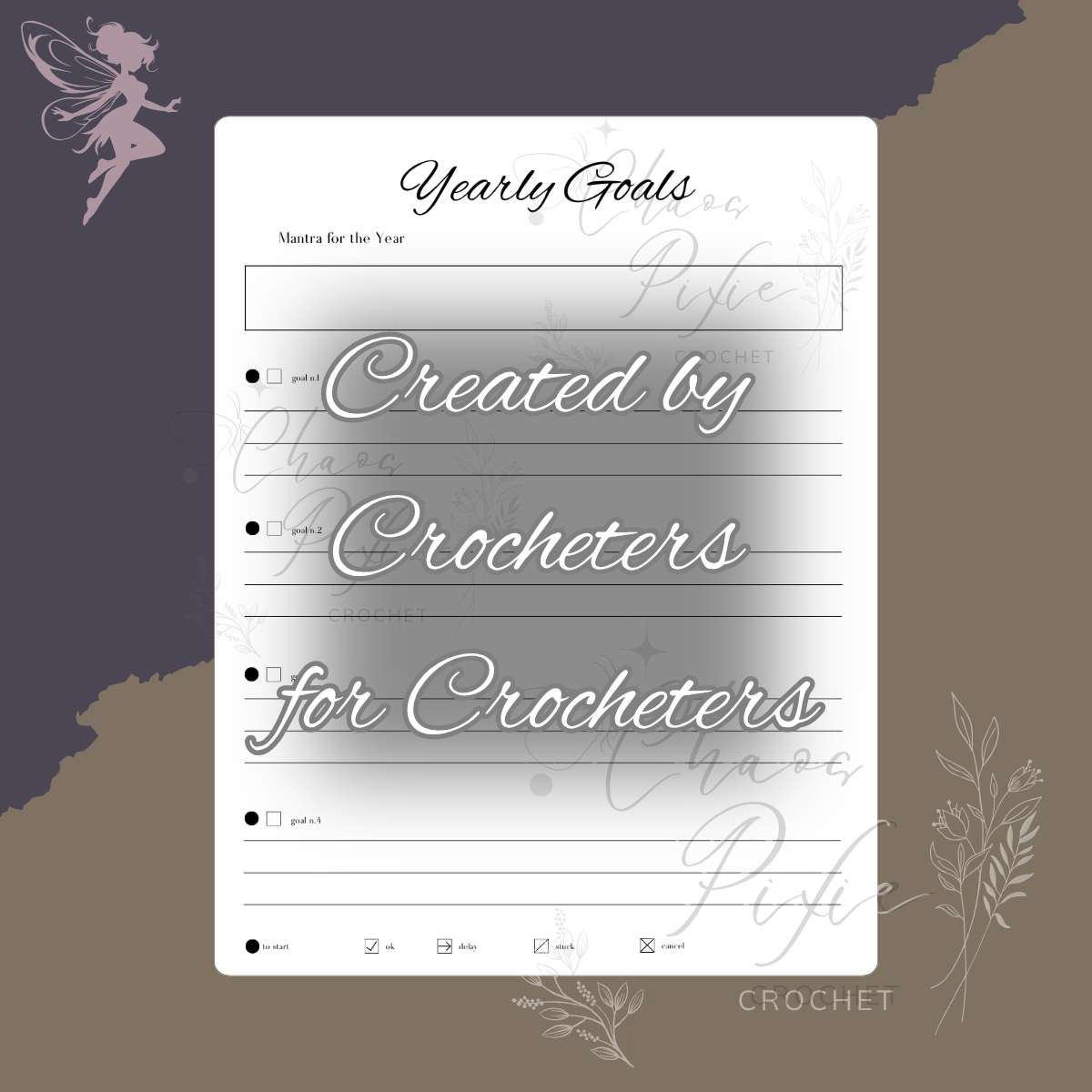 Crochet Business Planner Pages