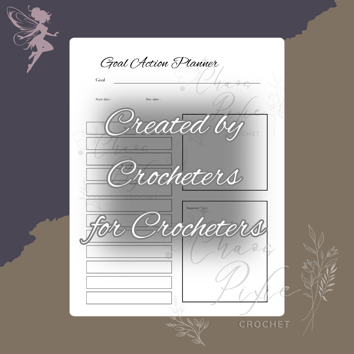 Crochet Business Planner Pages