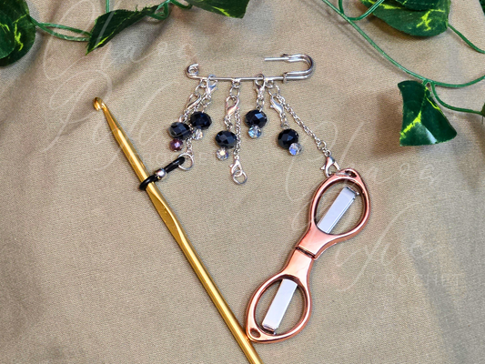 The Changelings Clasp: Crystal Mushrooms Chatelaine