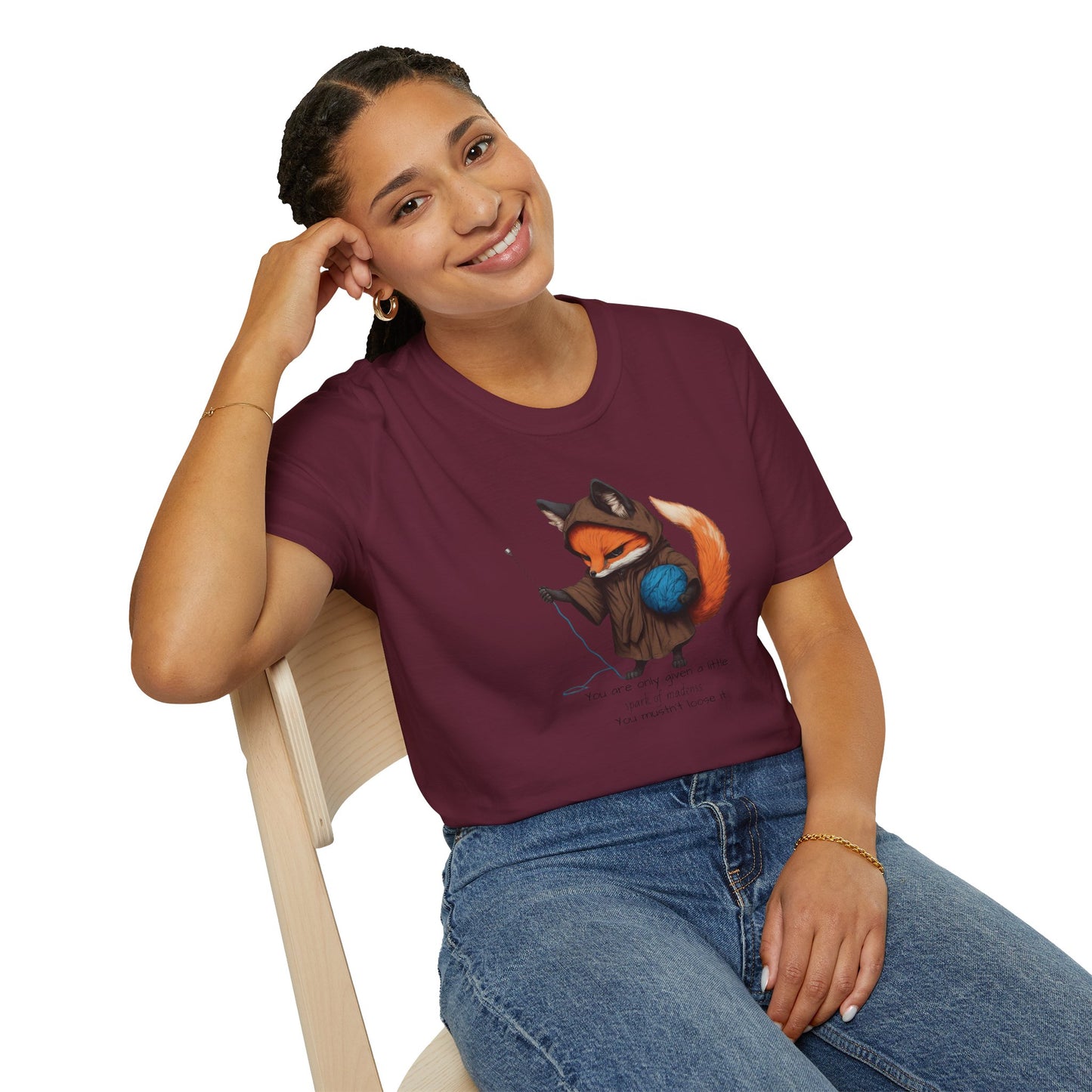 Creative Fox Crochet T-Shirt