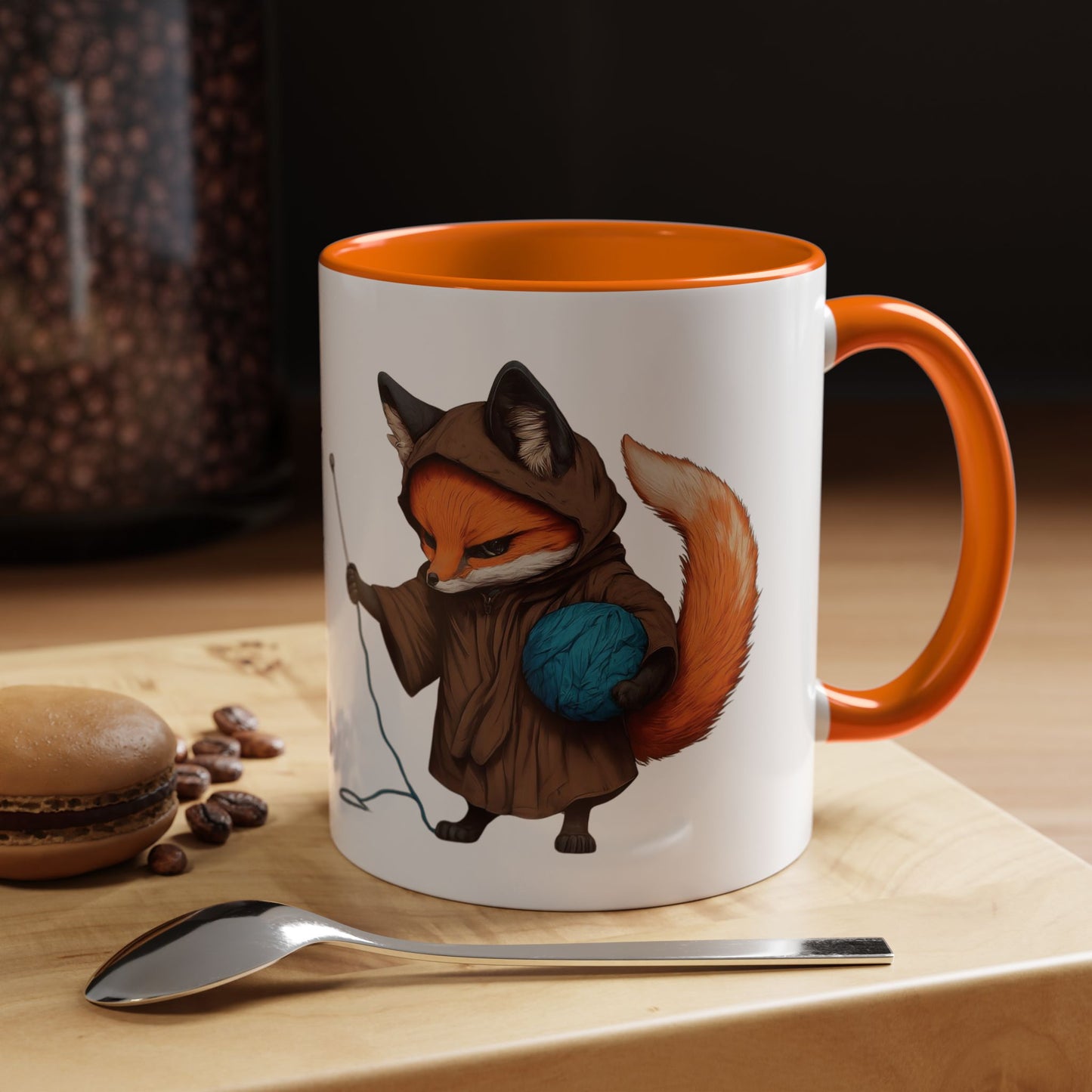 Whimsical Fox Coffee Mug - Perfect for Crafters & Animal Lovers - 11oz & 15oz